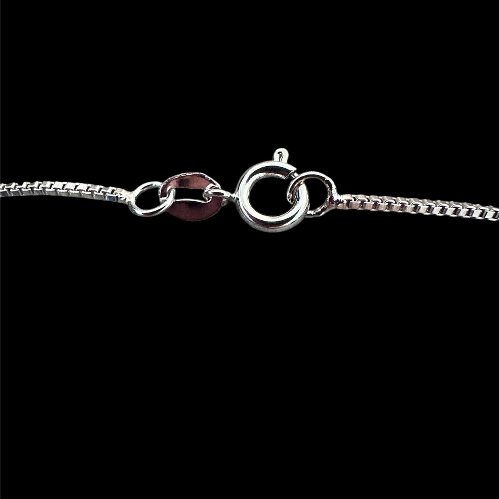SCARLETT AND ELLA Sterling Silver Bee Pendant Necklace with Crystals w/18” Chain - Picture 4 of 8